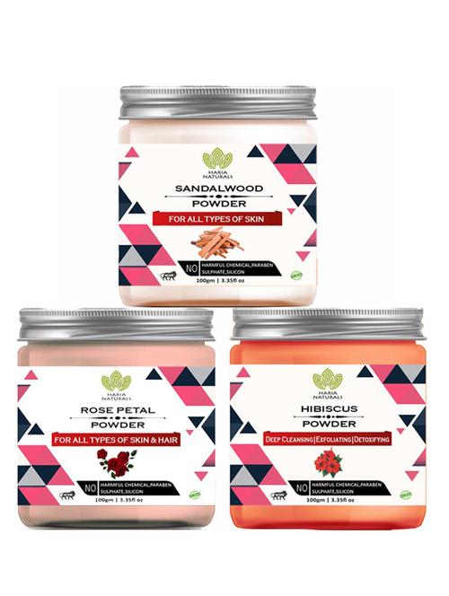 pack of 3 100% pure & natural powder combo - 18637854 - Very Small Image - 1