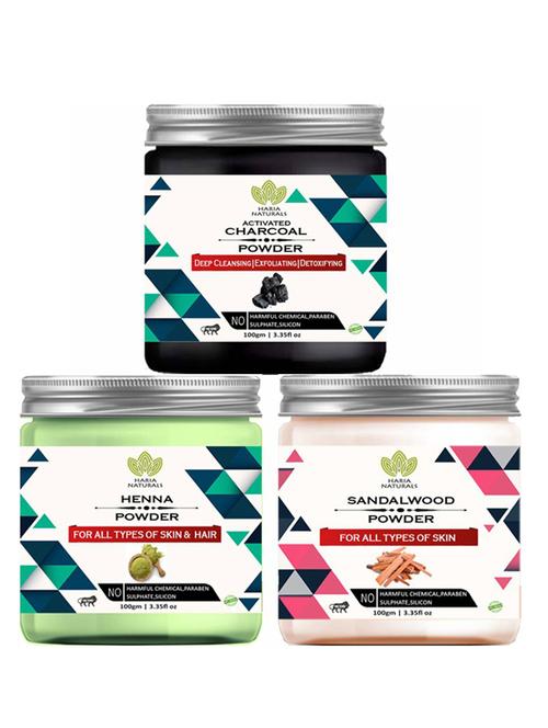 pack of 3 100% pure & natural powder combo - 18637866 - Very Small Image - 1