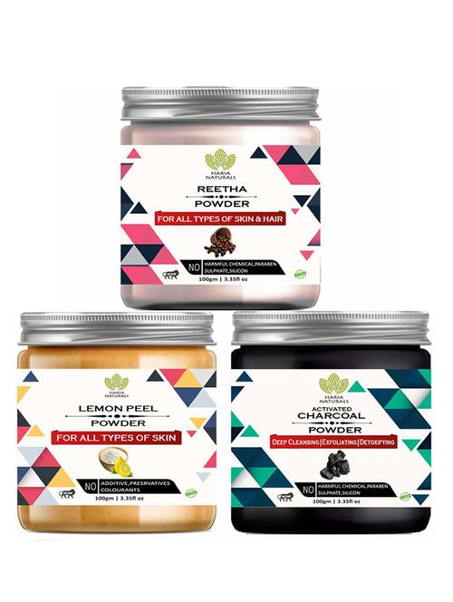 pack of 3 100% pure & natural powder combo - 18637868 - Very Small Image - 1