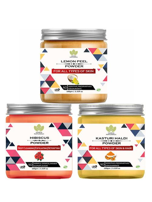 pack of 3 100% pure & natural powder combo - 18637870 - Very Small Image - 1