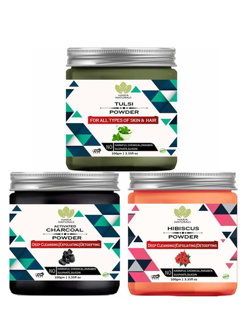 pack of 3 100% pure & natural powder combo - 18637877 - Very Small Image - 1