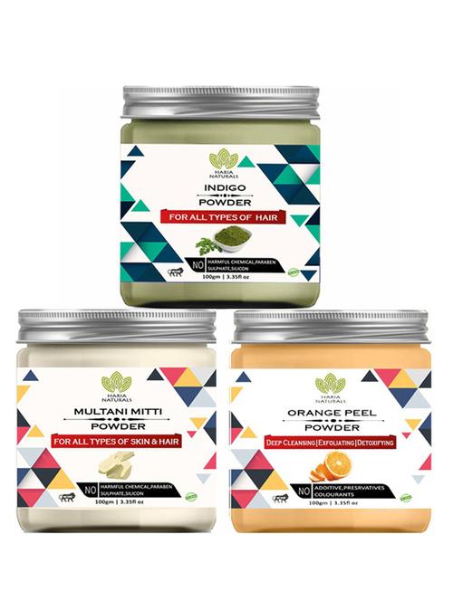 pack of 3 100% pure & natural powder combo - 18637883 - Very Small Image - 1