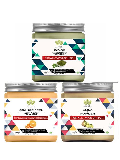 pack of 3 100% pure & natural powder combo - 18637885 - Very Small Image - 1