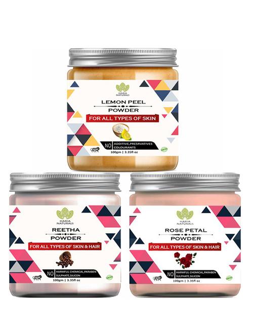 pack of 3 100% pure & natural powder combo - 18637891 - Very Small Image - 1