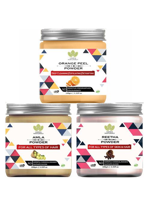 pack of 3 100% pure & natural powder combo - 18637904 - Very Small Image - 1