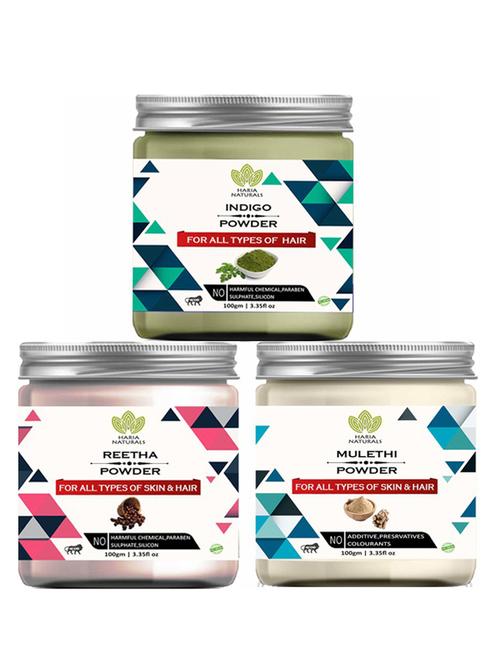 pack of 3 100% pure & natural powder combo - 18637909 - Very Small Image - 1