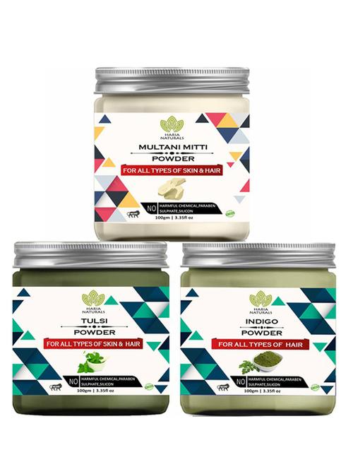 pack of 3 100% pure & natural powder combo - 18637917 - Very Small Image - 1