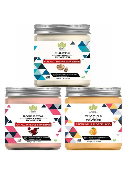 pack of 3 100% pure & natural powder combo - 18637920 - Very Small Image - 1