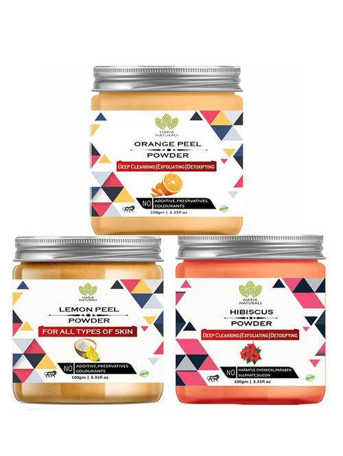 pack of 3 100% pure & natural powder combo - 18637950 - Very Small Image - 1