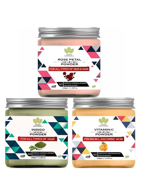 pack of 3 100% pure & natural powder combo - 18637994 - Very Small Image - 1