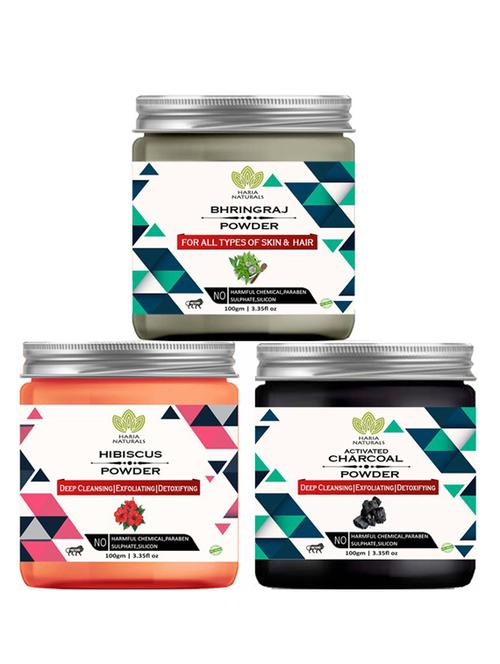 pack of 3 100% pure & natural powder combo - 18638002 - Very Small Image - 1