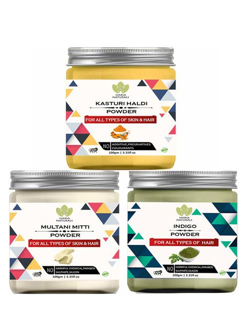 pack of 3 100% pure & natural powder combo - 18638010 - Very Small Image - 1