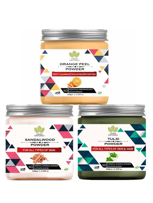 pack of 3 100% pure & natural powder combo - 18638024 - Very Small Image - 1