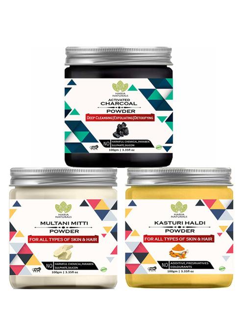 pack of 3 100% pure & natural powder combo - 18638073 - Very Small Image - 1