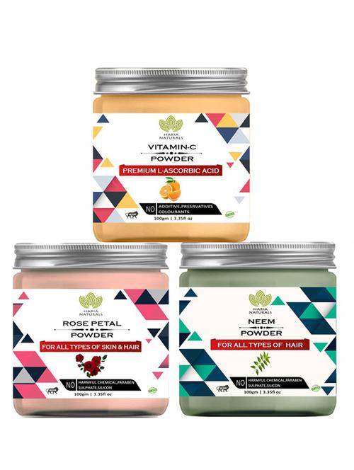 pack of 3 100% pure & natural powder combo - 18638105 - Very Small Image - 1