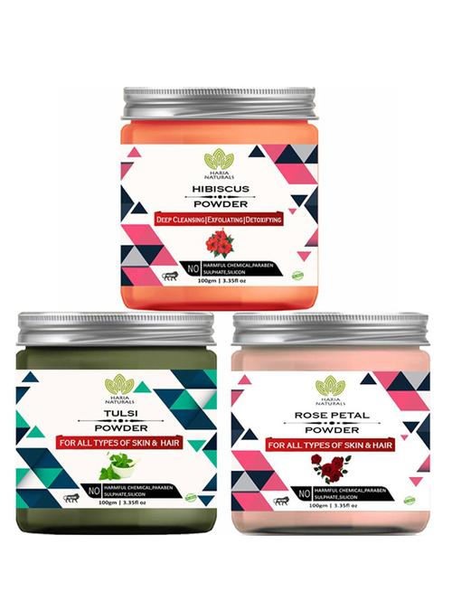 pack of 3 100% pure & natural powder combo - 18638116 - Very Small Image - 1