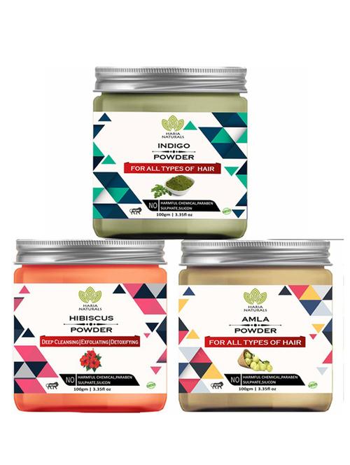 pack of 3 100% pure & natural powder combo - 18638118 - Very Small Image - 1