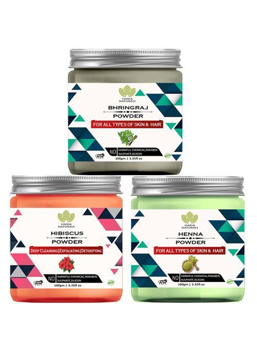 pack of 3 100% pure & natural powder combo - 18638122 - Very Small Image - 1