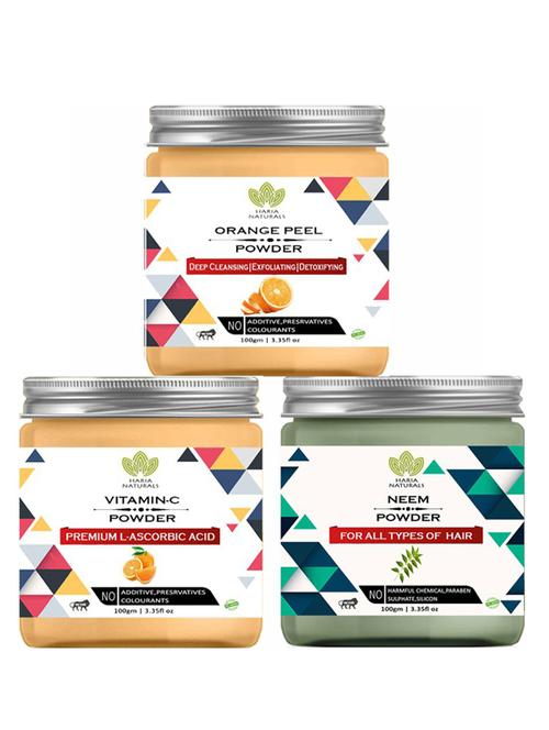 pack of 3 100% pure & natural powder combo - 18638125 - Very Small Image - 1