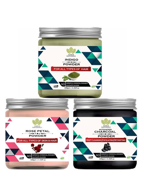 pack of 3 100% pure & natural powder combo - 18638134 - Very Small Image - 1