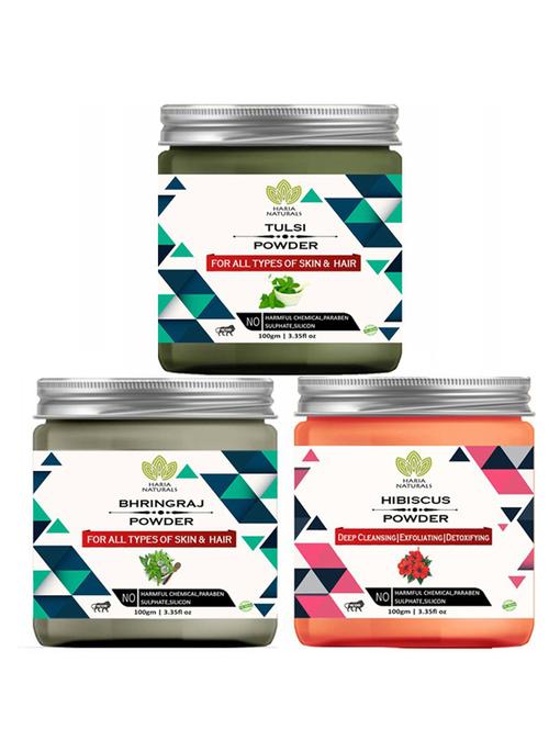 pack of 3 100% pure & natural powder combo - 18638139 - Very Small Image - 1