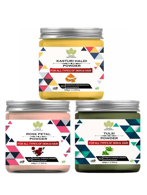 pack of 3 100% pure & natural powder combo - 18638153 - Very Small Image - 1