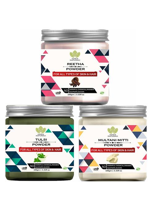 pack of 3 100% pure & natural powder combo - 18638158 - Very Small Image - 1