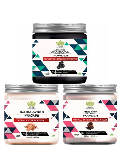pack of 3 100% pure & natural powder combo - 18638165 - Very Small Image - 1