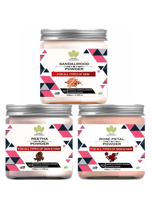 pack of 3 100% pure & natural powder combo - 18638171 - Very Small Image - 1