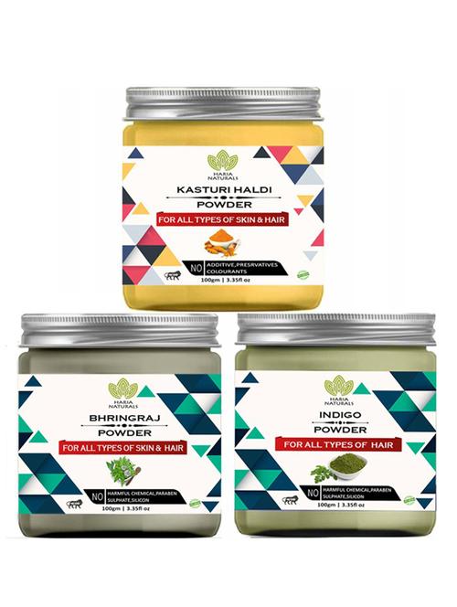 pack of 3 100% pure & natural powder combo - 18638179 - Very Small Image - 1