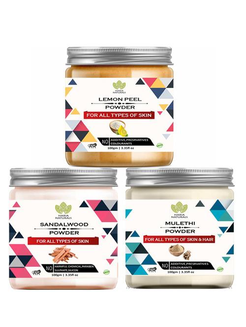 pack of 3 100% pure & natural powder combo - 18638183 - Very Small Image - 1