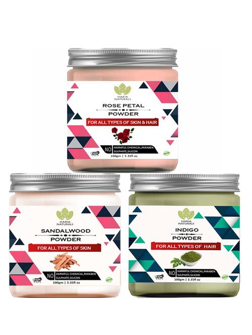 pack of 3 100% pure & natural powder combo - 18638185 - Very Small Image - 1