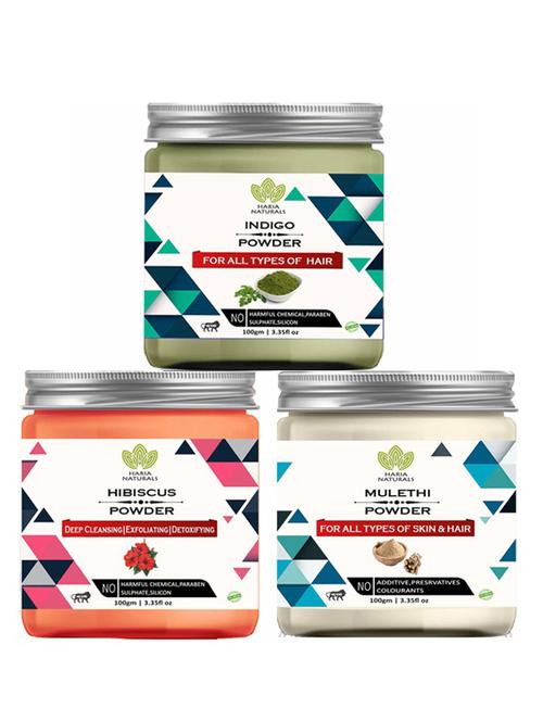 pack of 3 100% pure & natural powder combo - 18638191 - Very Small Image - 1