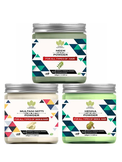 pack of 3 100% pure & natural powder combo - 18638196 - Very Small Image - 1