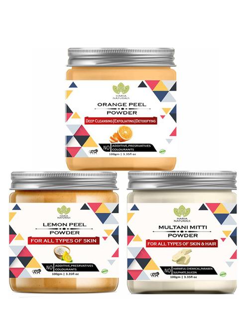 pack of 3 100% pure & natural powder combo - 18638197 - Very Small Image - 1