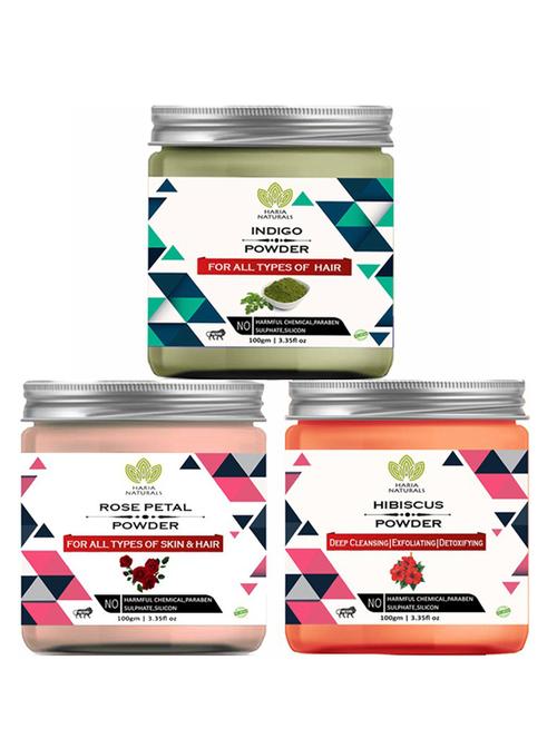 pack of 3 100% pure & natural powder combo - 18638199 - Very Small Image - 1