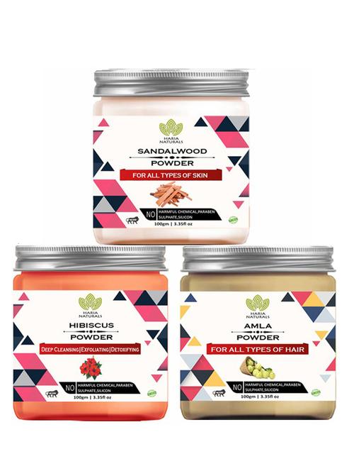 pack of 3 100% pure & natural powder combo - 18638204 - Very Small Image - 1