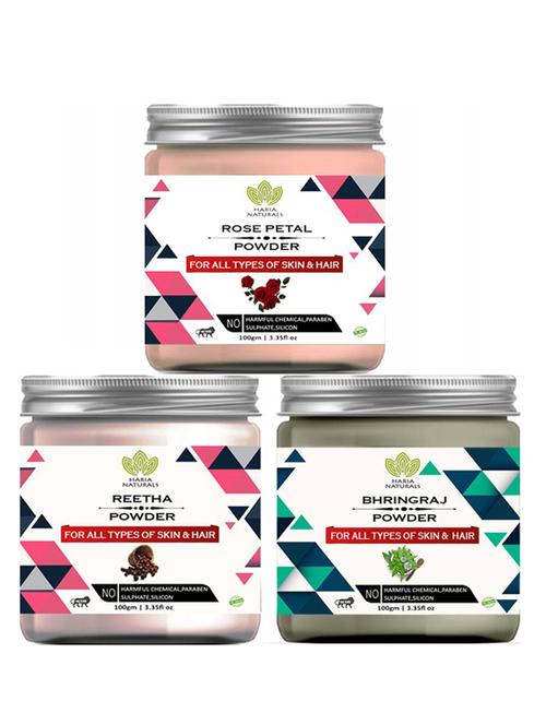 pack of 3 100% pure & natural powder combo - 18638206 - Very Small Image - 1