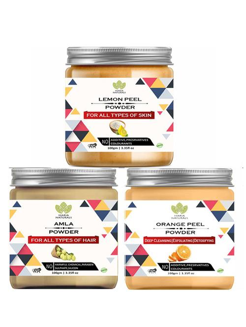 pack of 3 100% pure & natural powder combo - 18638217 - Very Small Image - 1