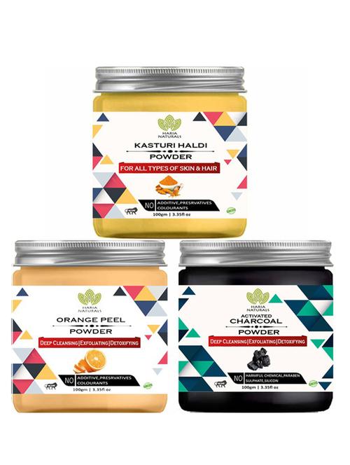 pack of 3 100% pure & natural powder combo - 18638232 - Very Small Image - 1