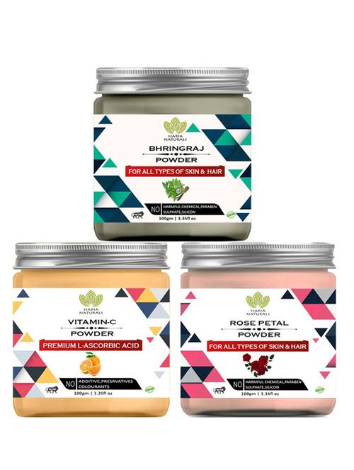 pack of 3 100% pure & natural powder combo - 18638235 - Very Small Image - 1