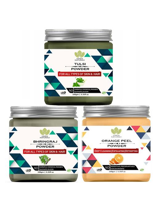 pack of 3 100% pure & natural powder combo - 18638236 - Very Small Image - 1