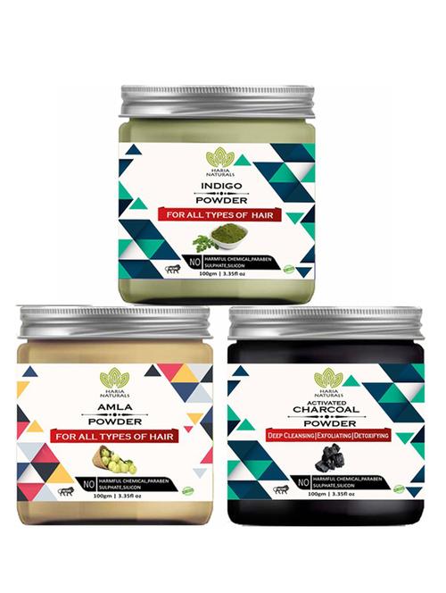 pack of 3 100% pure & natural powder combo - 18638237 - Very Small Image - 1