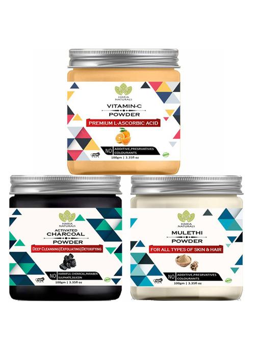 pack of 3 100% pure & natural powder combo - 18638238 - Very Small Image - 1