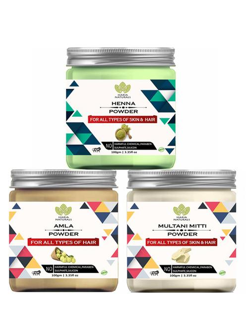 pack of 3 100% pure & natural powder combo - 18638242 - Very Small Image - 1