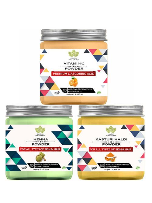 pack of 3 100% pure & natural powder combo - 18638244 - Very Small Image - 1