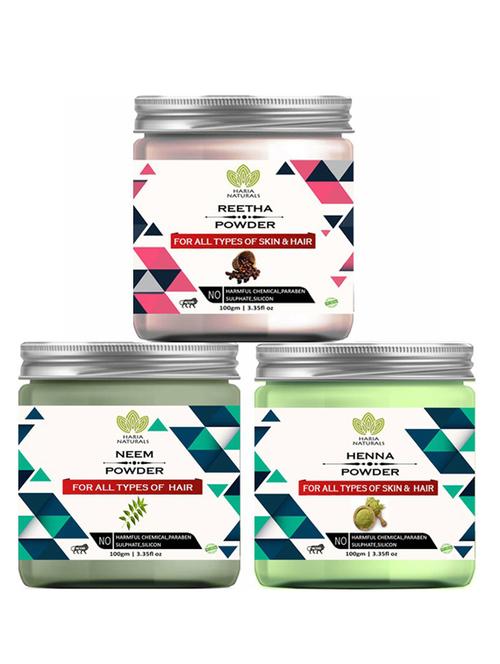 pack of 3 100% pure & natural powder combo - 18638247 - Very Small Image - 1