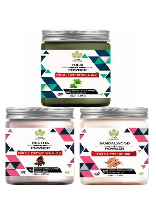 pack of 3 100% pure & natural powder combo - 18638256 - Very Small Image - 1
