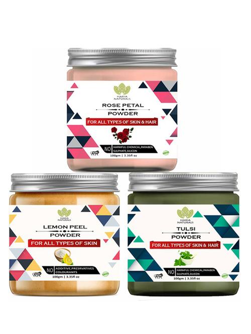 pack of 3 100% pure & natural powder combo - 18638267 - Very Small Image - 1