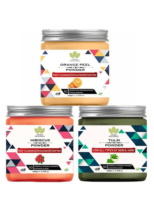 pack of 3 100% pure & natural powder combo - 18638269 - Very Small Image - 1